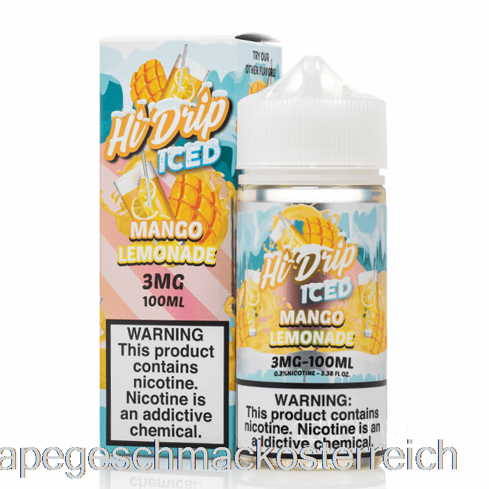 Eisgekühlte Mango-Limonade – Tropffähige E-Liquids – 100 Ml, 6 Mg Vape-Geschmack